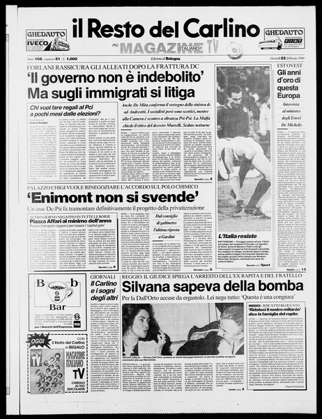 Il Resto del Carlino : giornale dell'Emilia